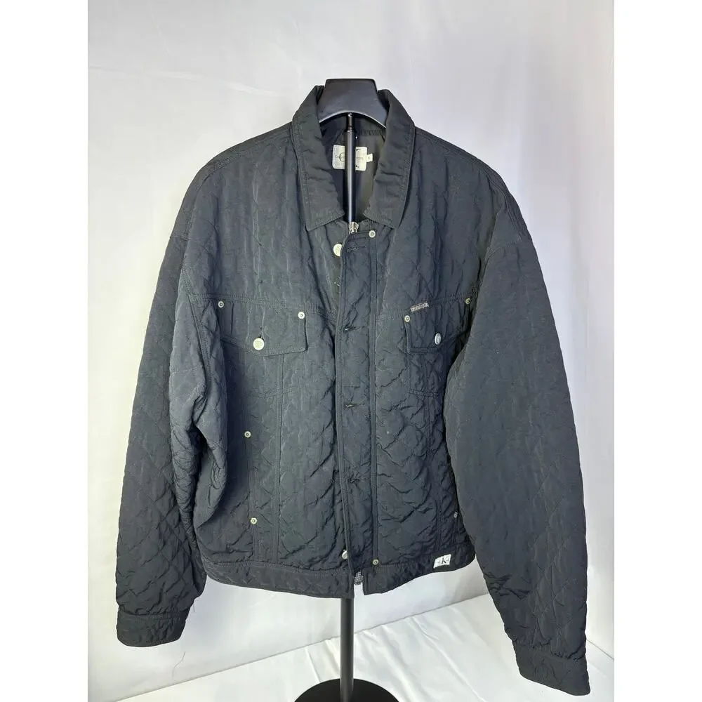 Calvin Klein Quilted Nylon Jacket – Lightweight Everyday Outerwear